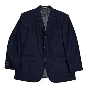 OSCAR DE LA RENTA Wool & Cashmere Luxury Business Casual Blazer Jacket Mens 42S